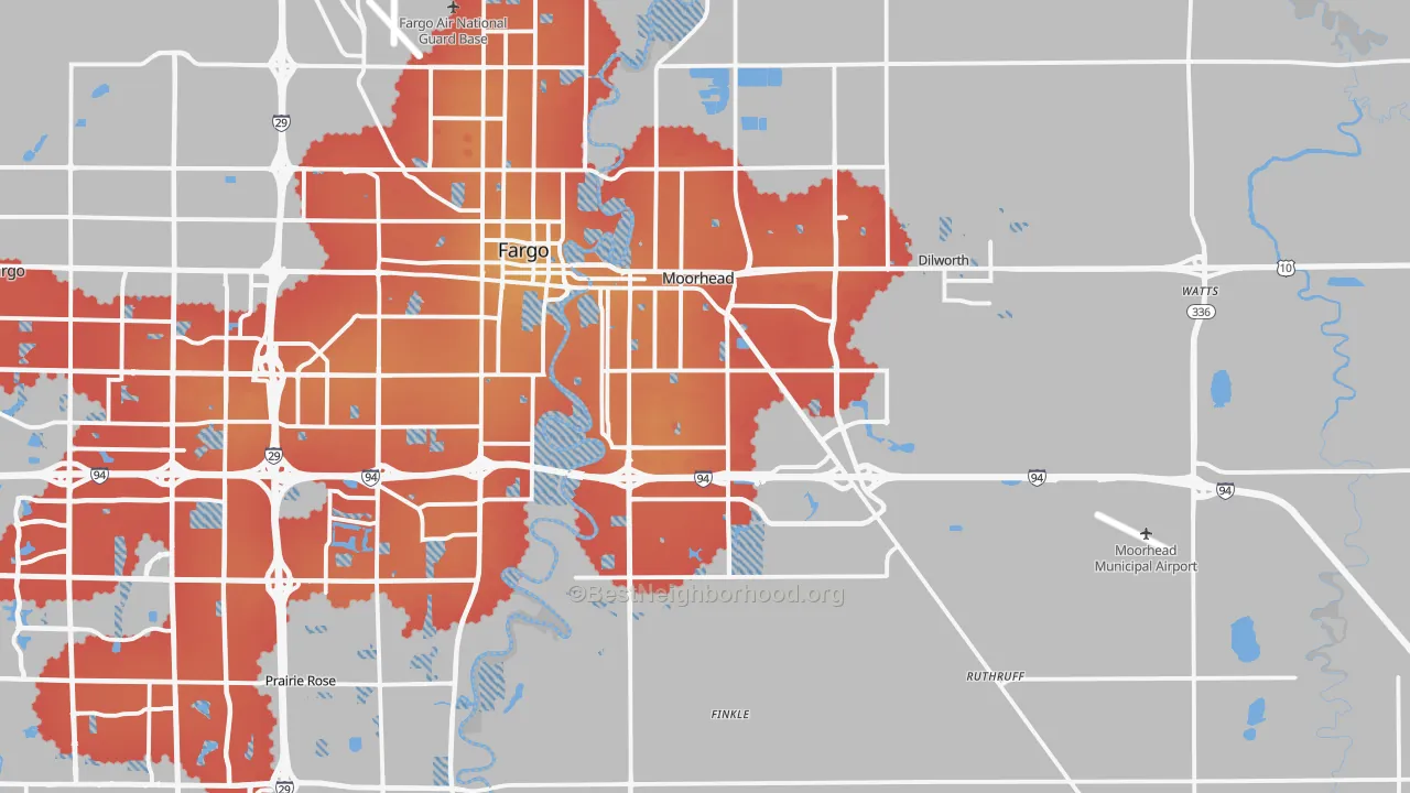 Transit Grade map of 56560, MN