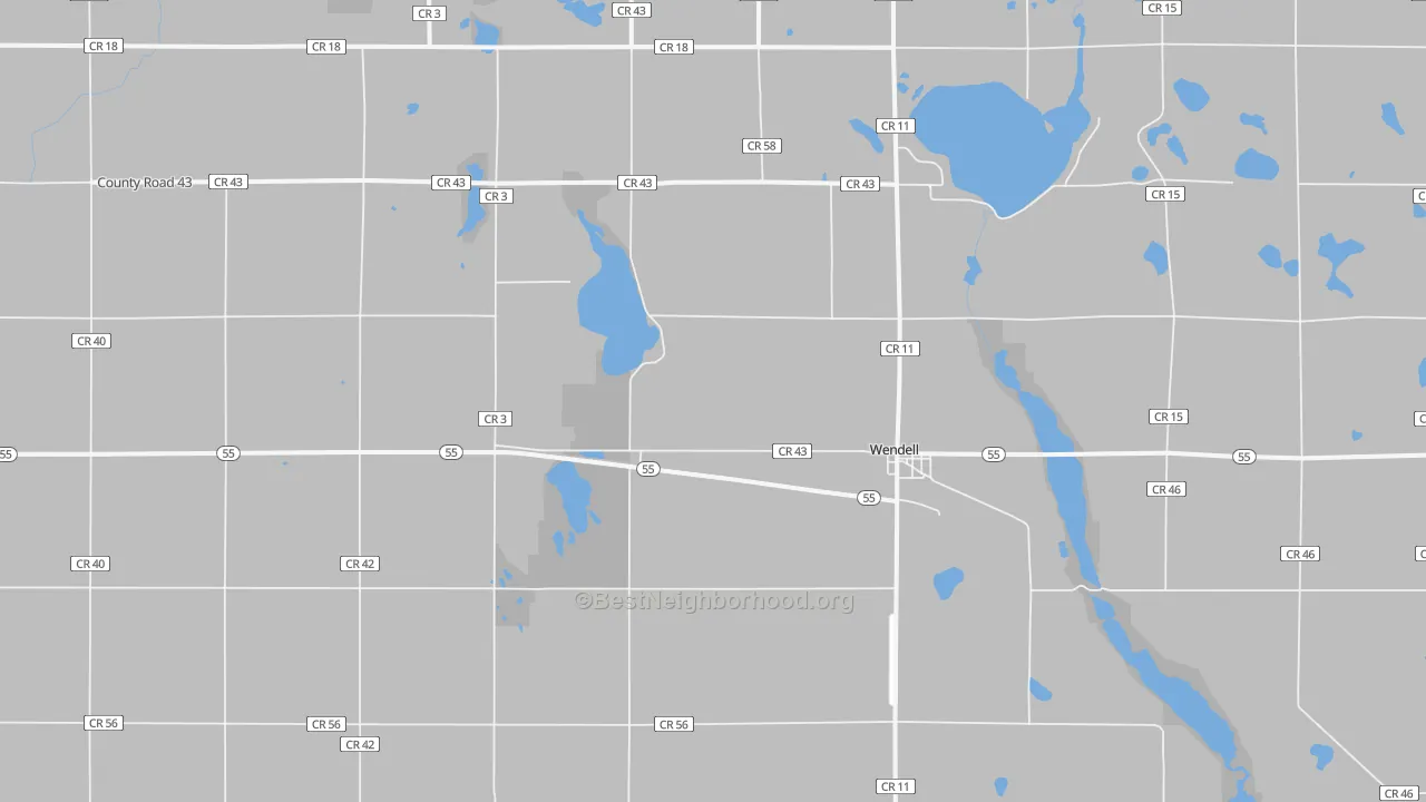 Transit Grade map of 56590, MN