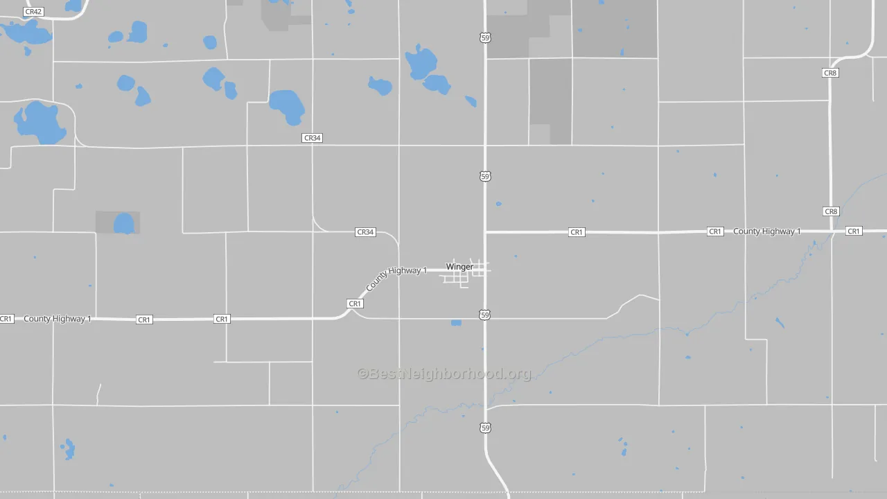 Transit Grade map of 56592, MN