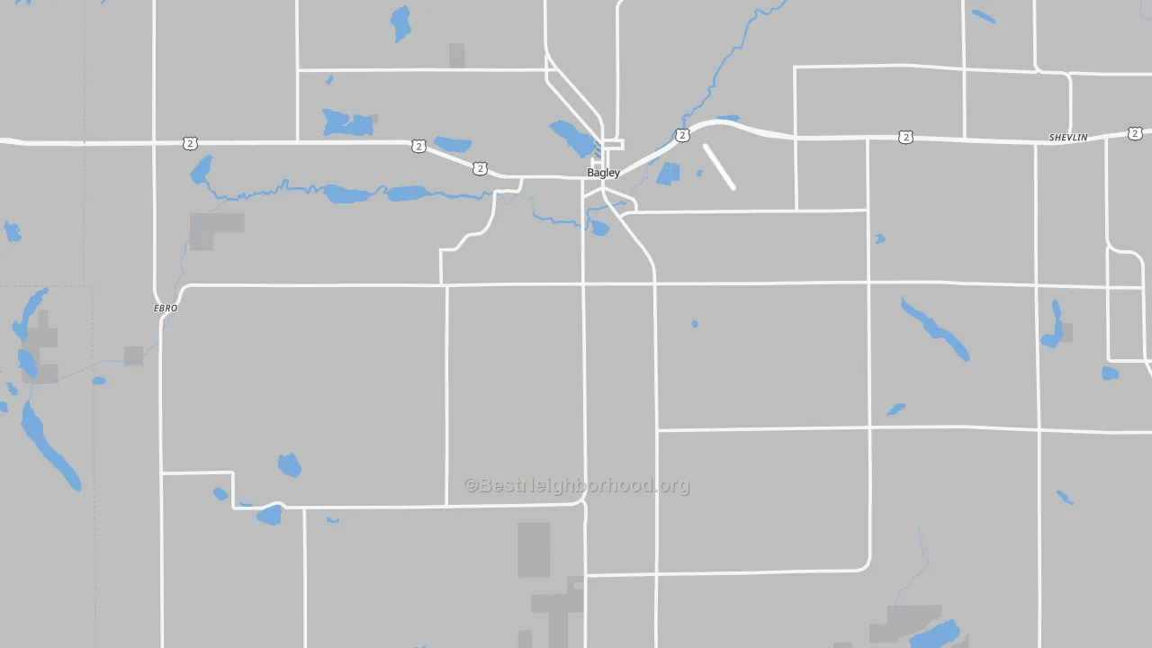Transit Grade map of 56621, MN