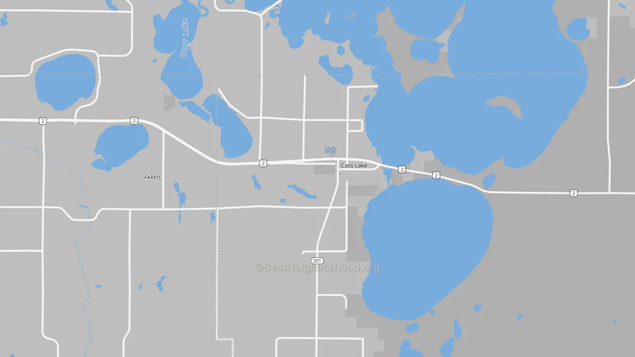 Transit Grade map of 56633, MN