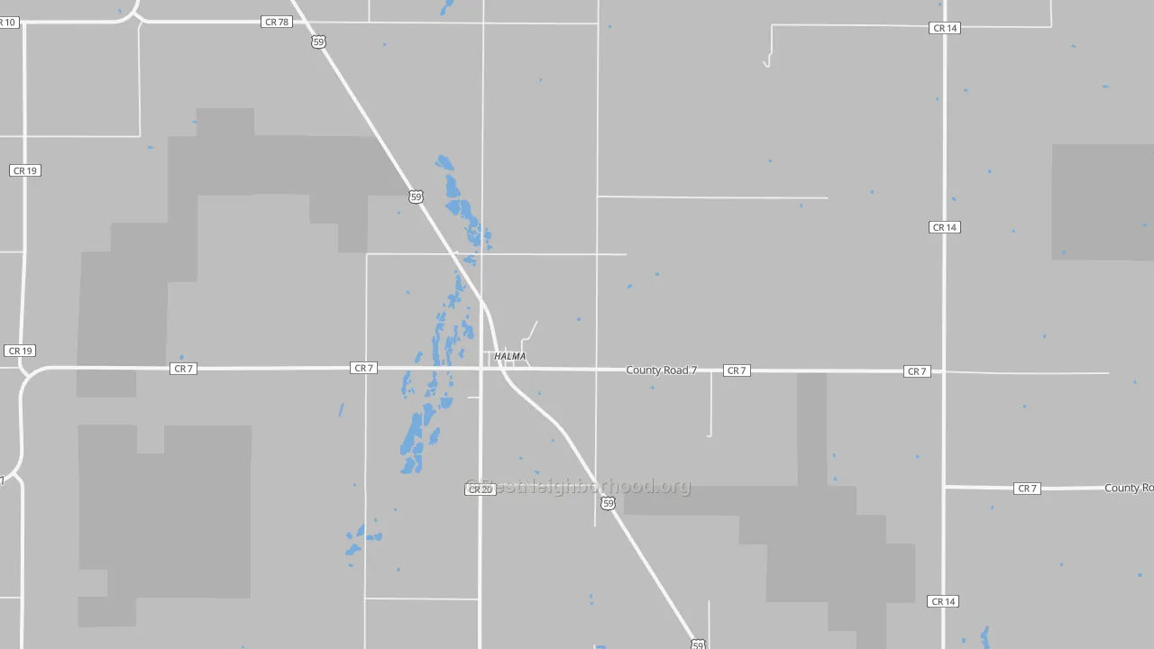 Transit Grade map of 56729, MN