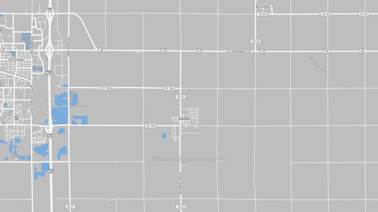Transit Grade map of 57002, SD