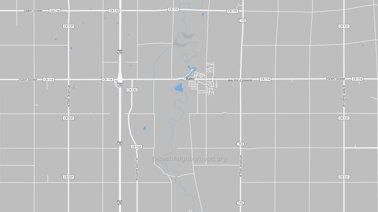 Transit Grade map of 57003, SD