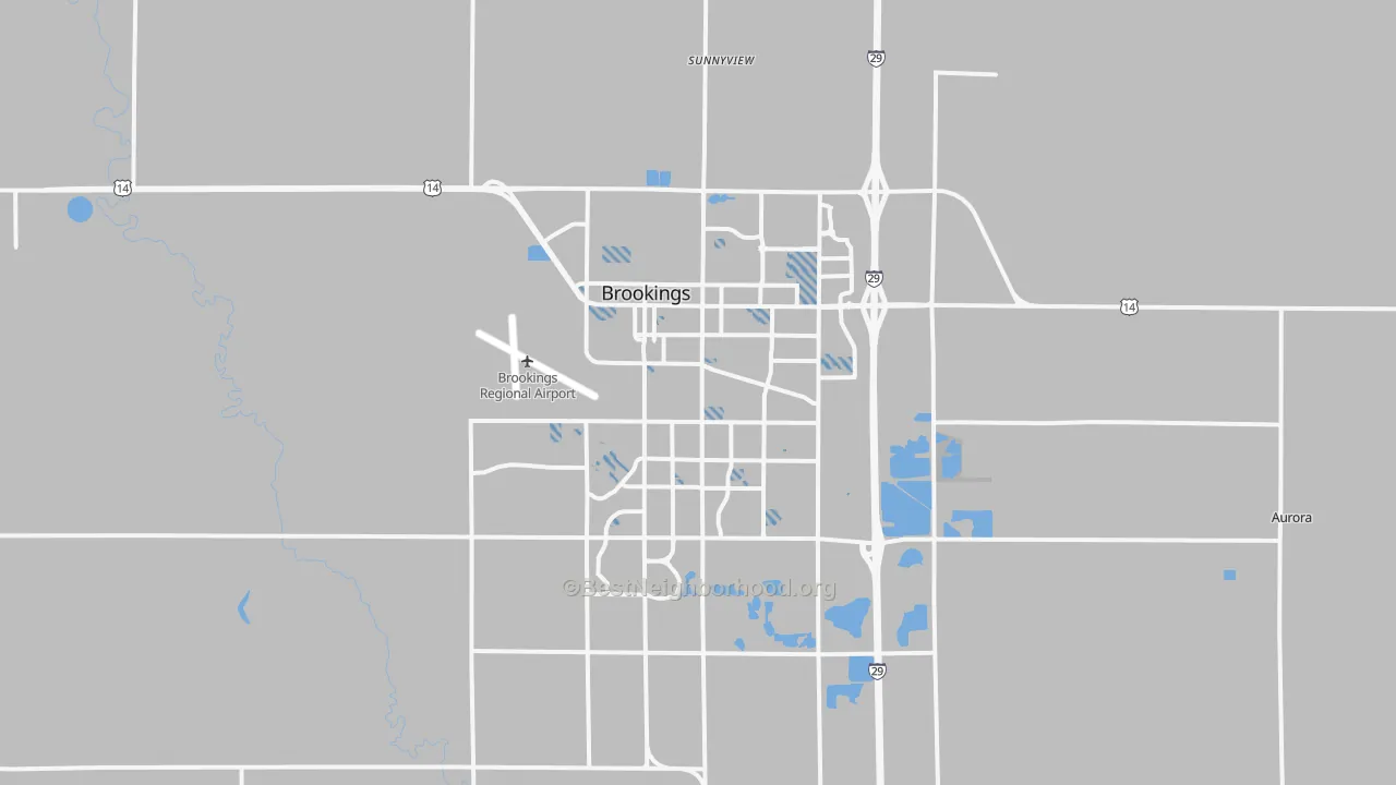 Transit Grade map of 57006, SD