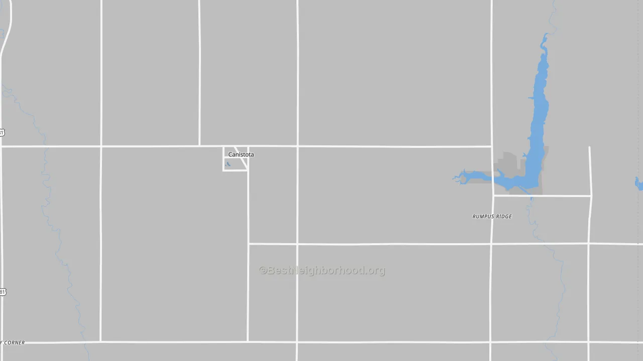 Transit Grade map of 57012, SD