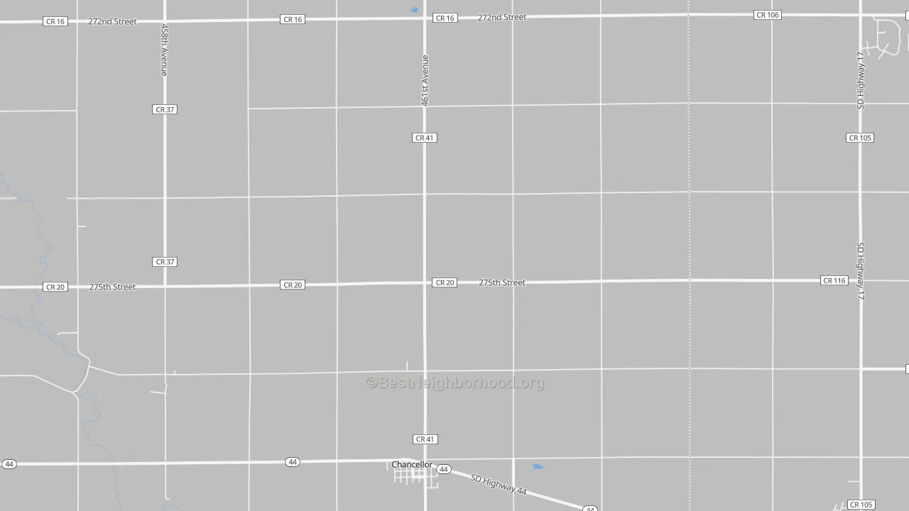 Transit Grade map of 57015, SD