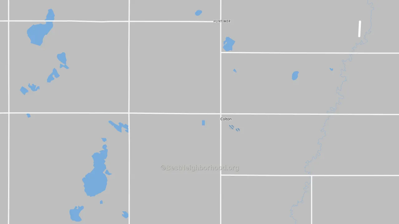 Transit Grade map of 57018, SD