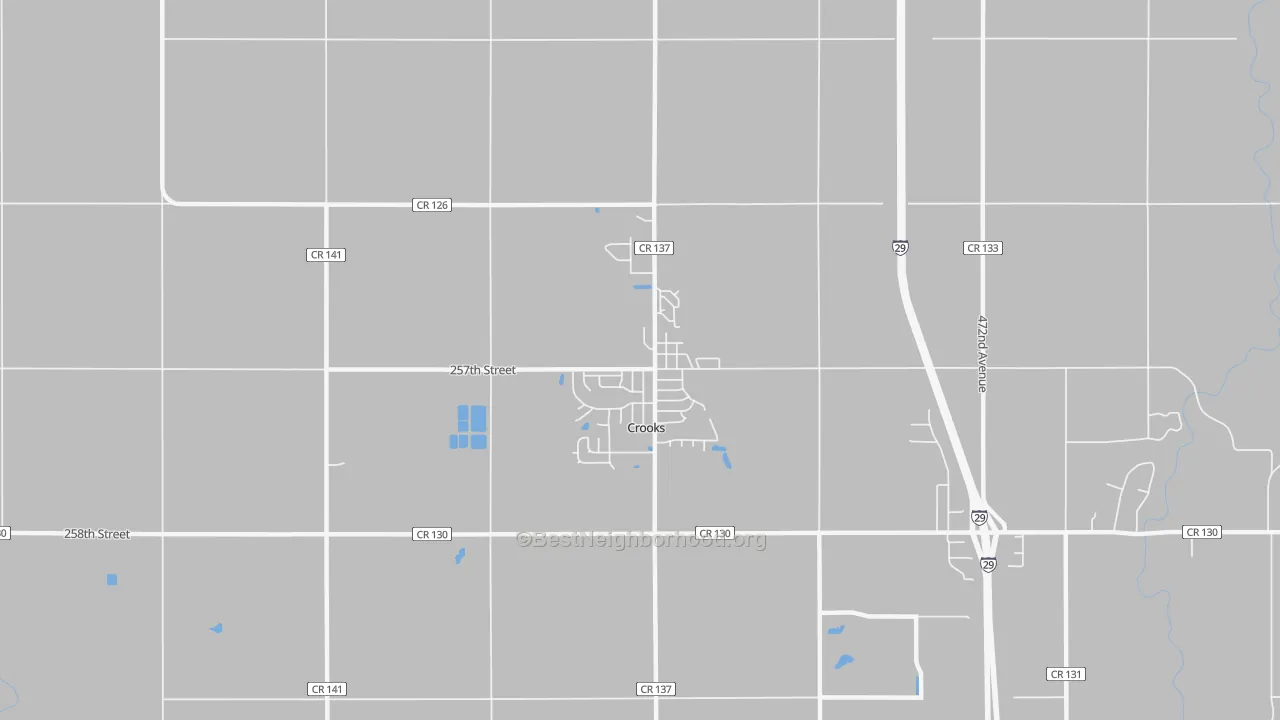 Transit Grade map of 57020, SD