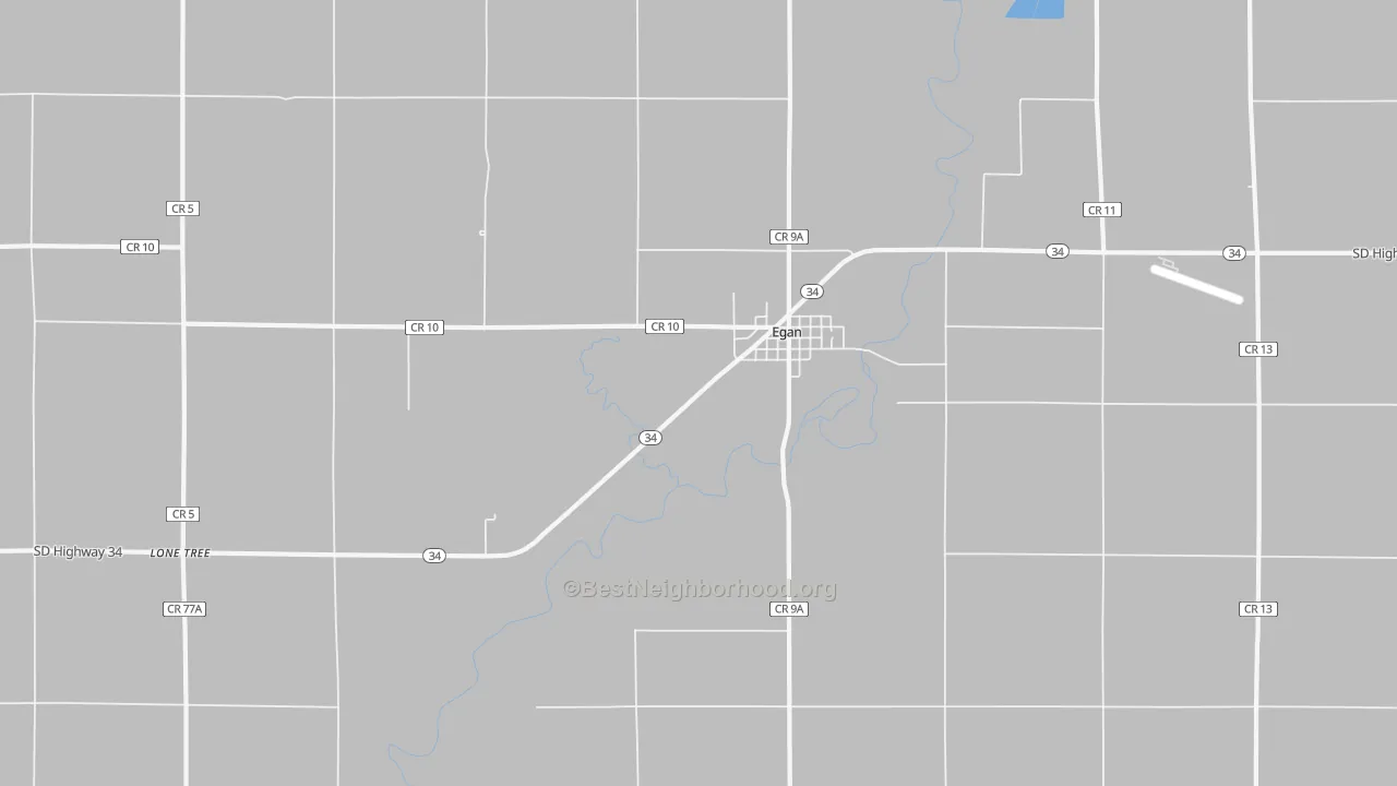 Transit Grade map of 57024, SD