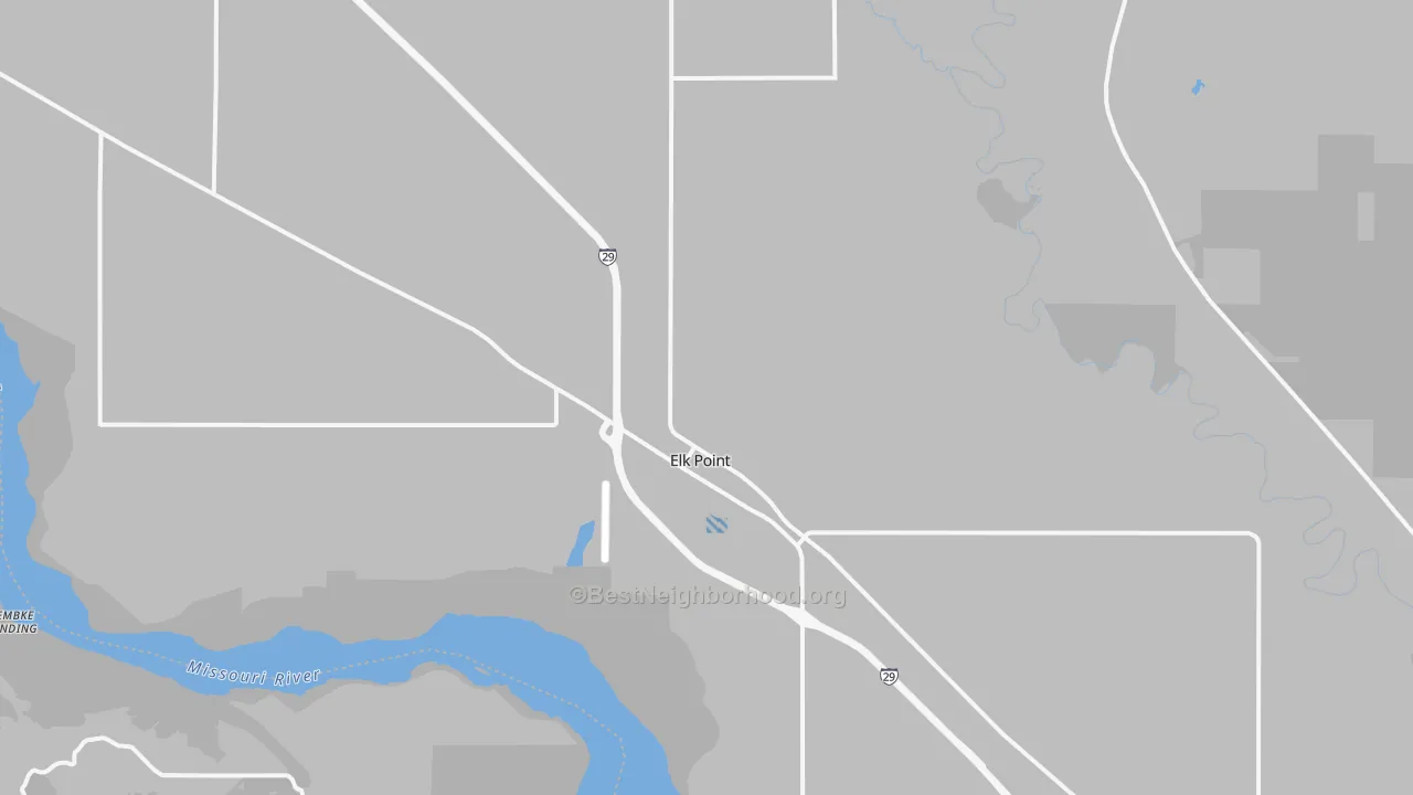 Transit Grade map of 57025, SD