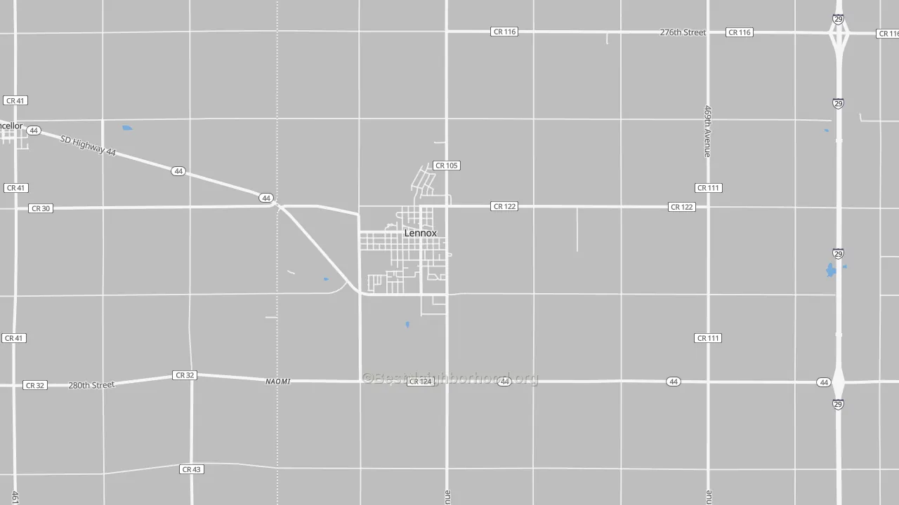 Transit Grade map of 57039, SD