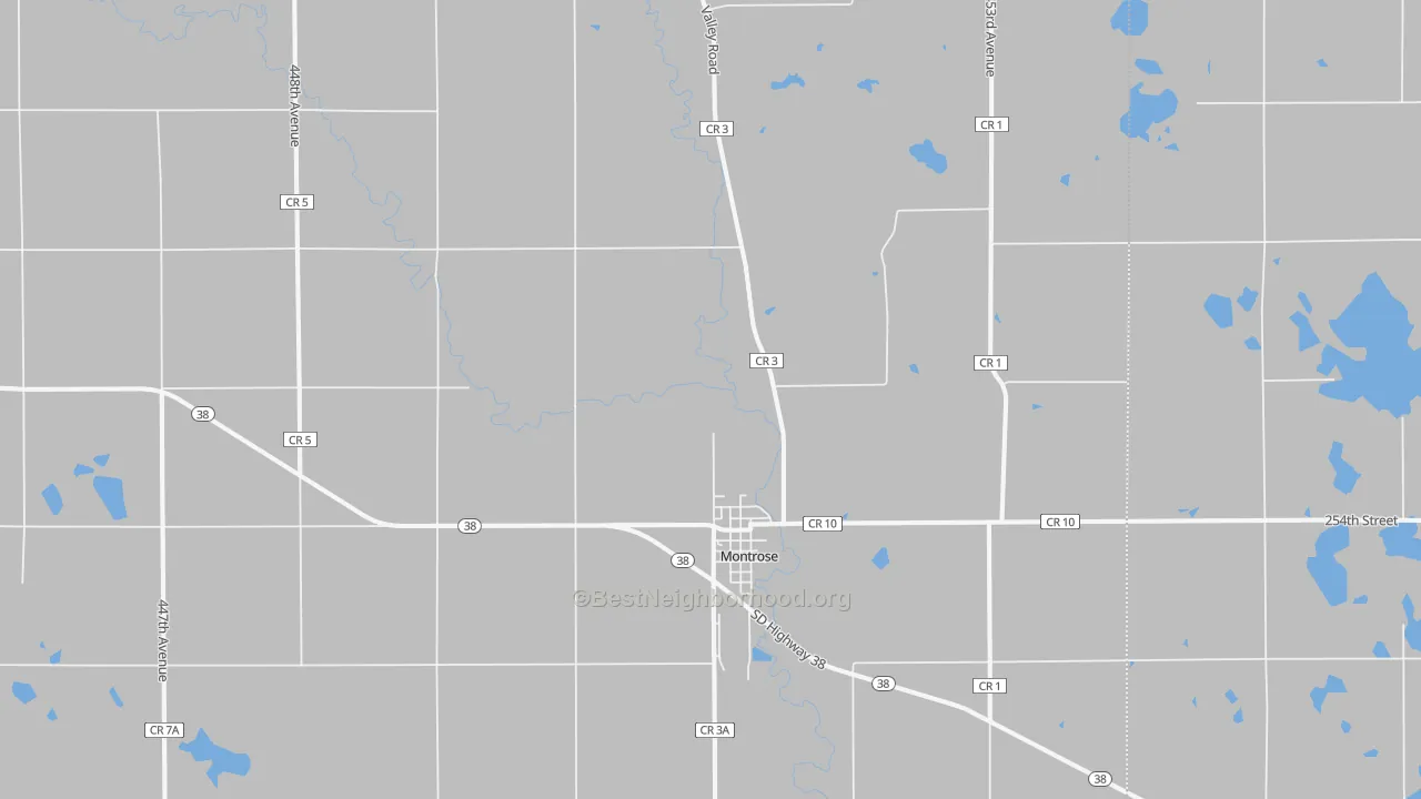Transit Grade map of 57048, SD