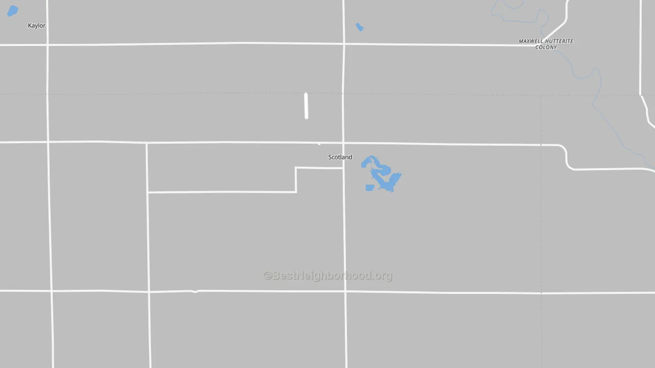 Transit Grade map of 57059, SD