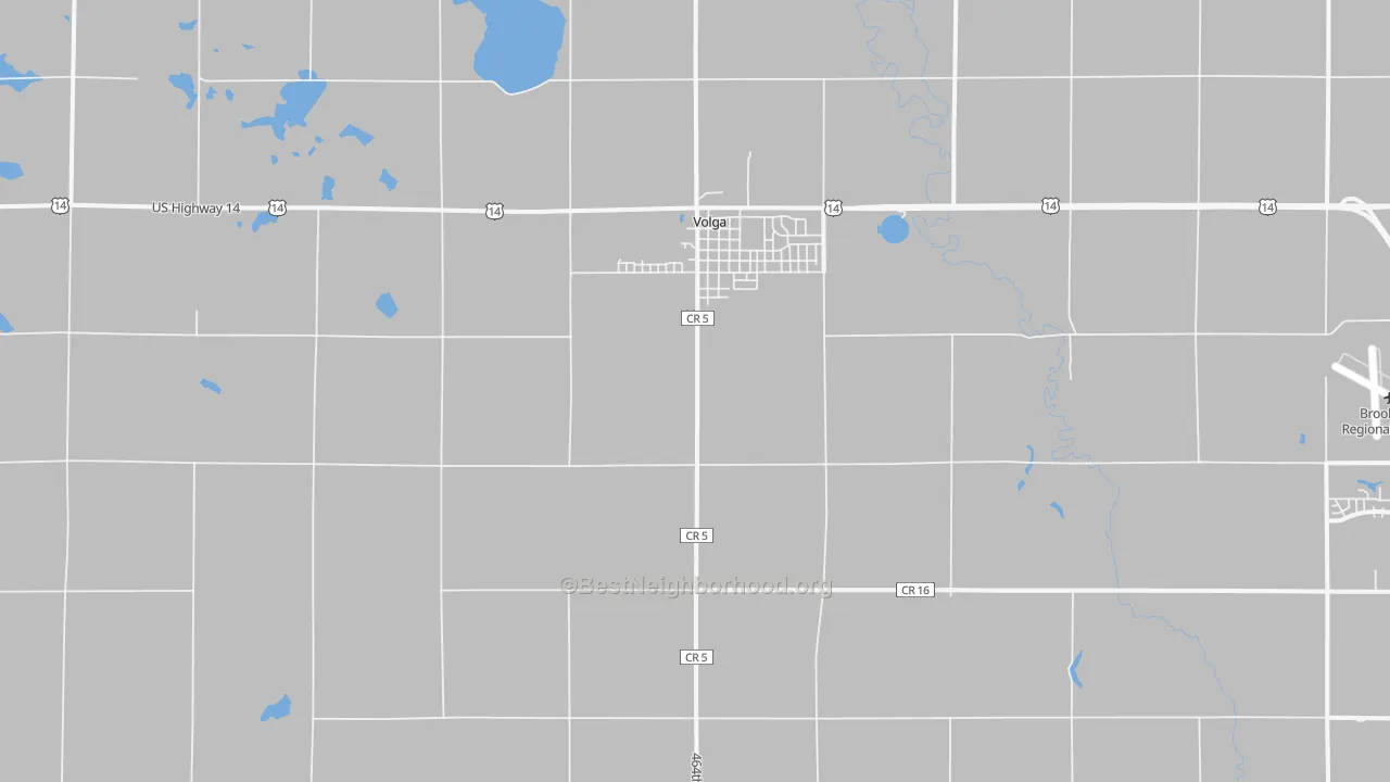 Transit Grade map of 57071, SD