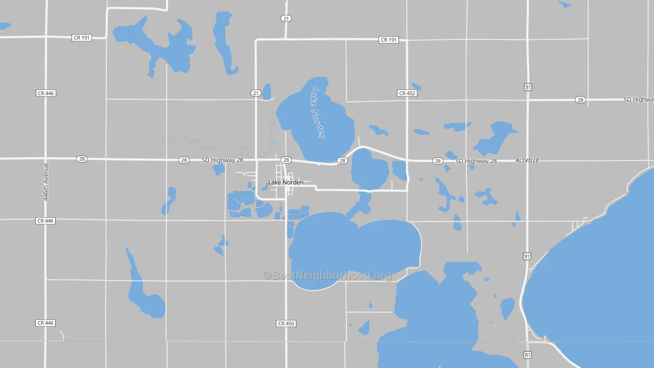 Transit Grade map of 57248, SD