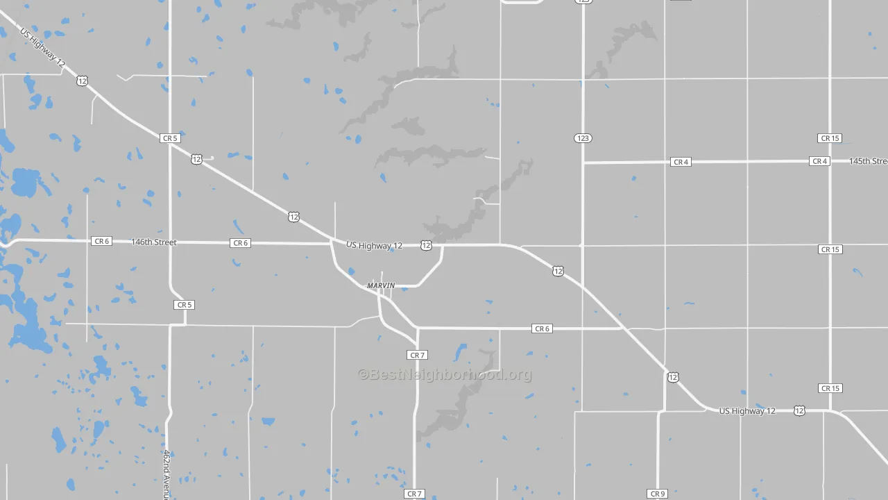 Transit Grade map of 57251, SD