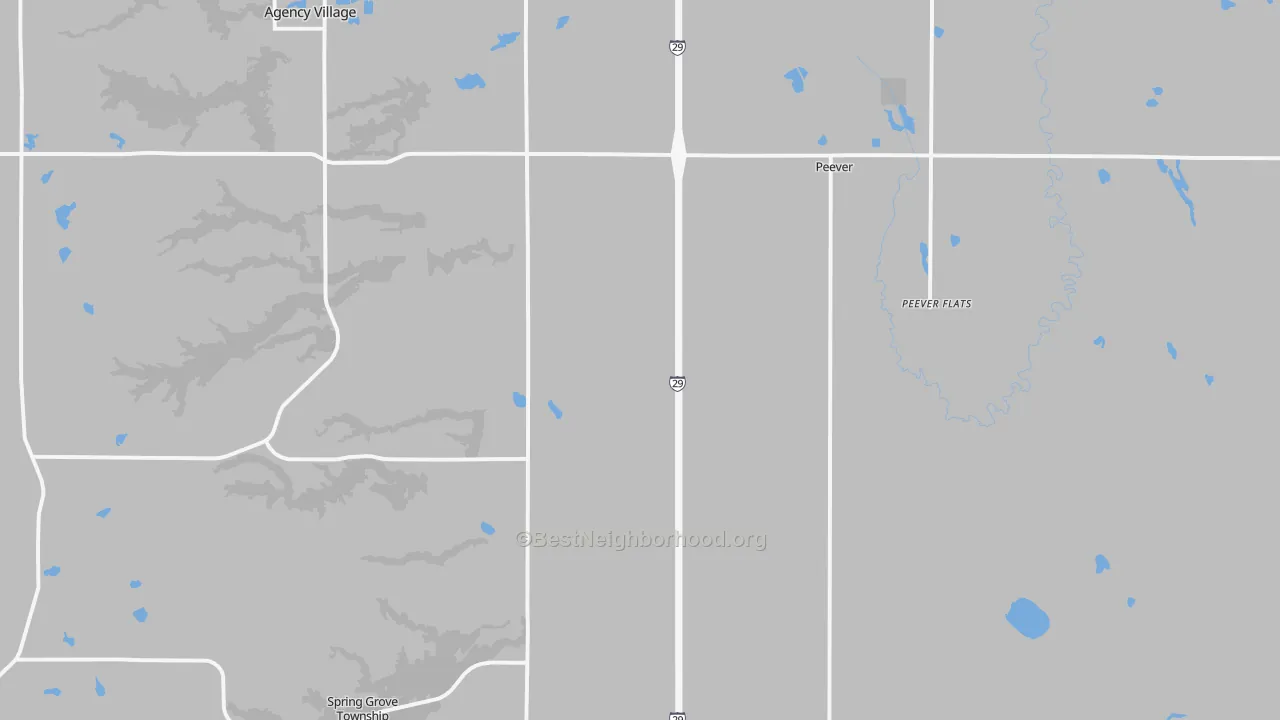 Transit Grade map of 57257, SD