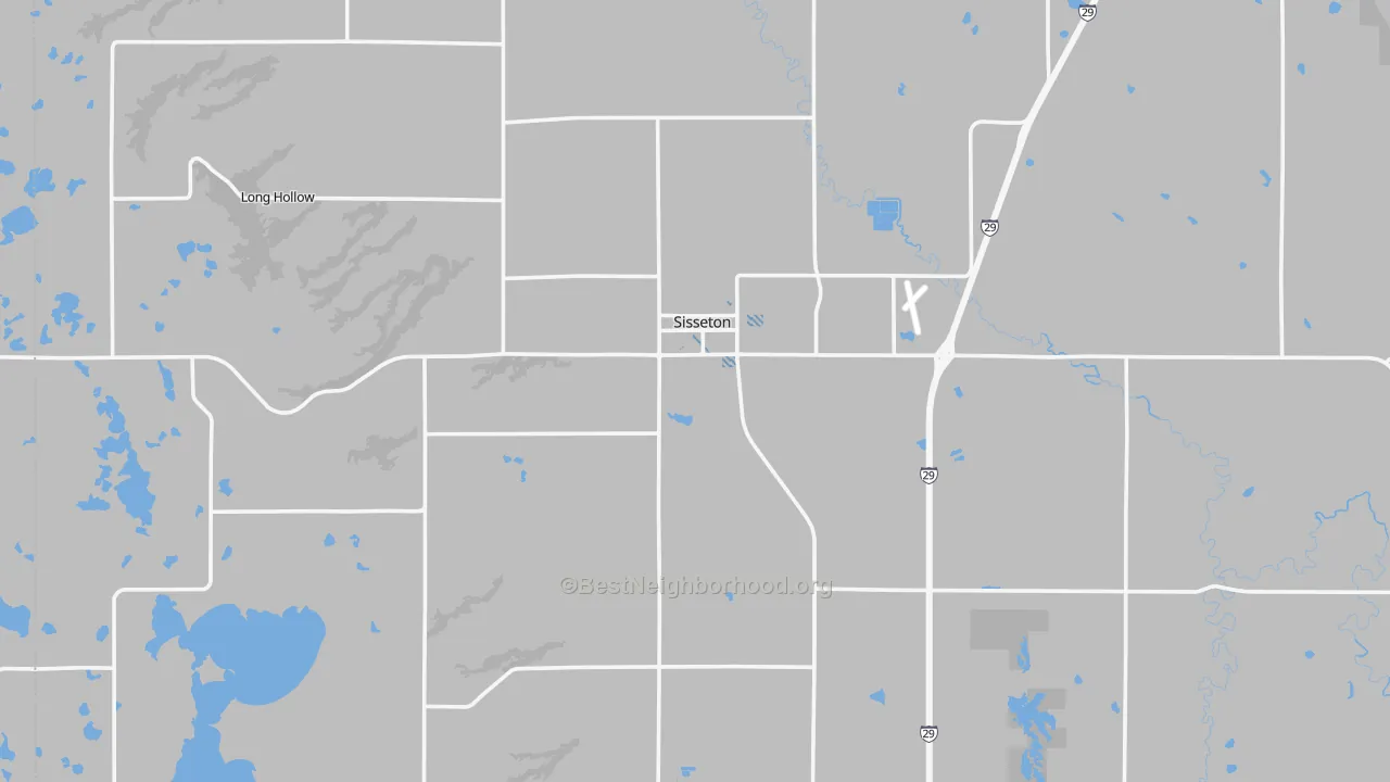 Transit Grade map of 57262, SD