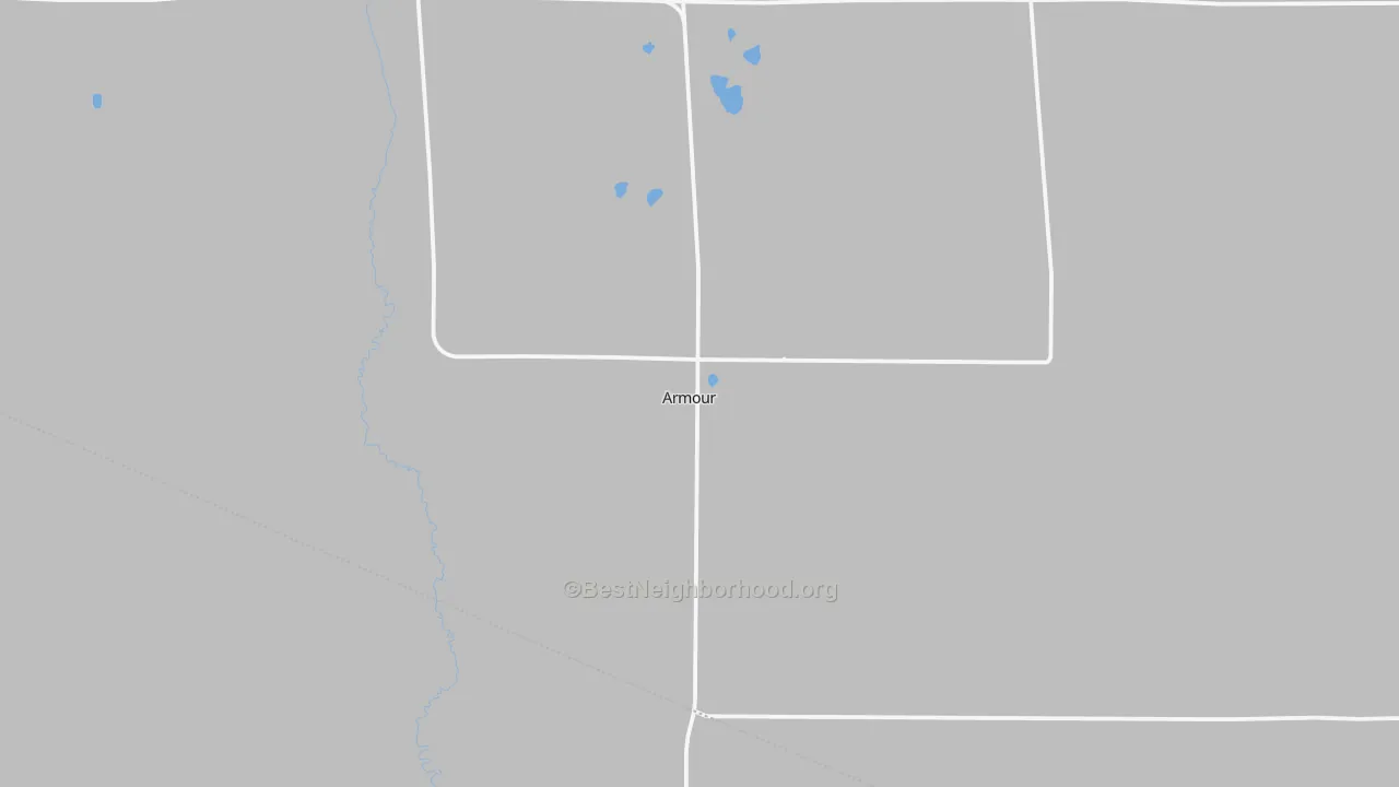 Transit Grade map of 57313, SD