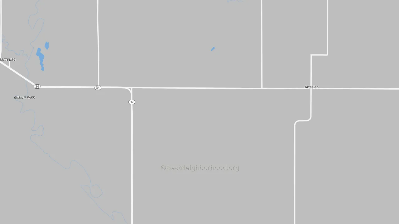 Transit Grade map of 57314, SD