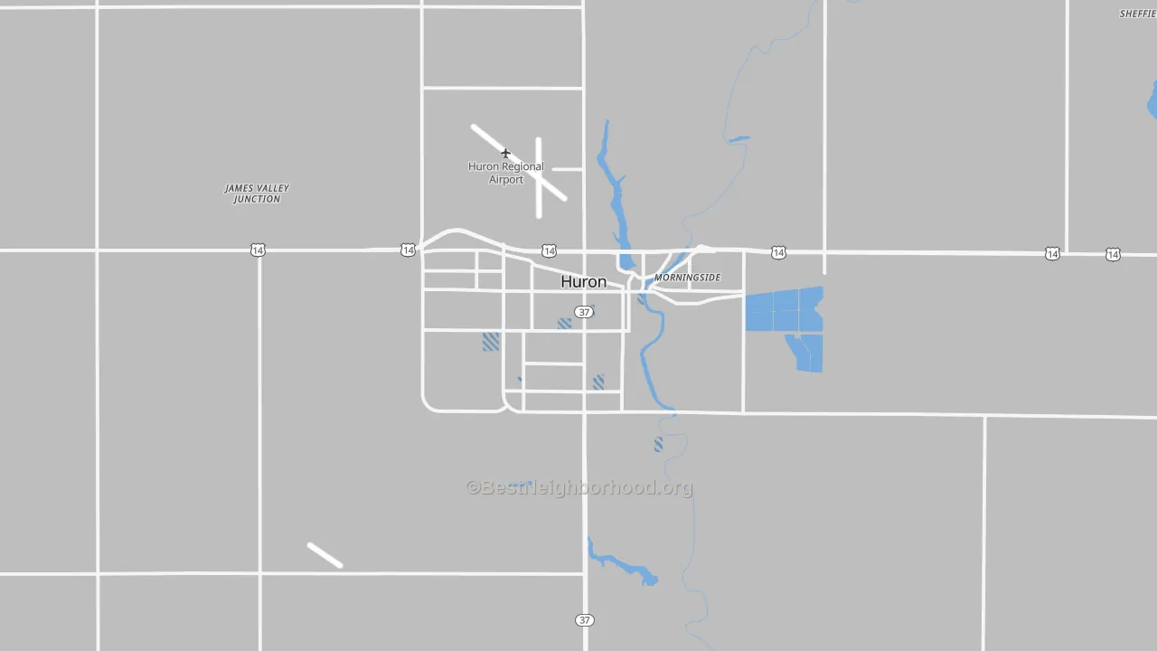 Transit Grade map of 57350, SD
