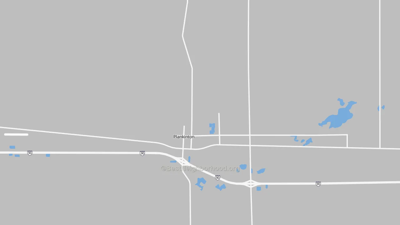 Transit Grade map of 57368, SD