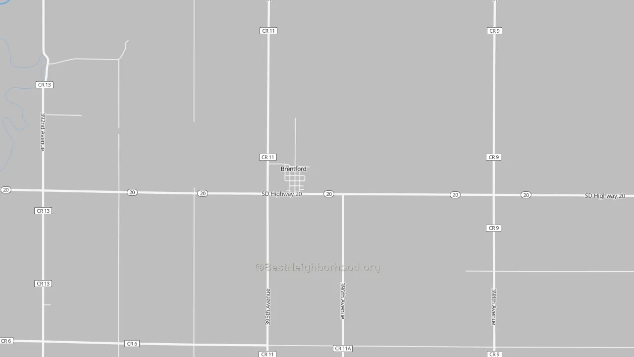 Transit Grade map of 57429, SD
