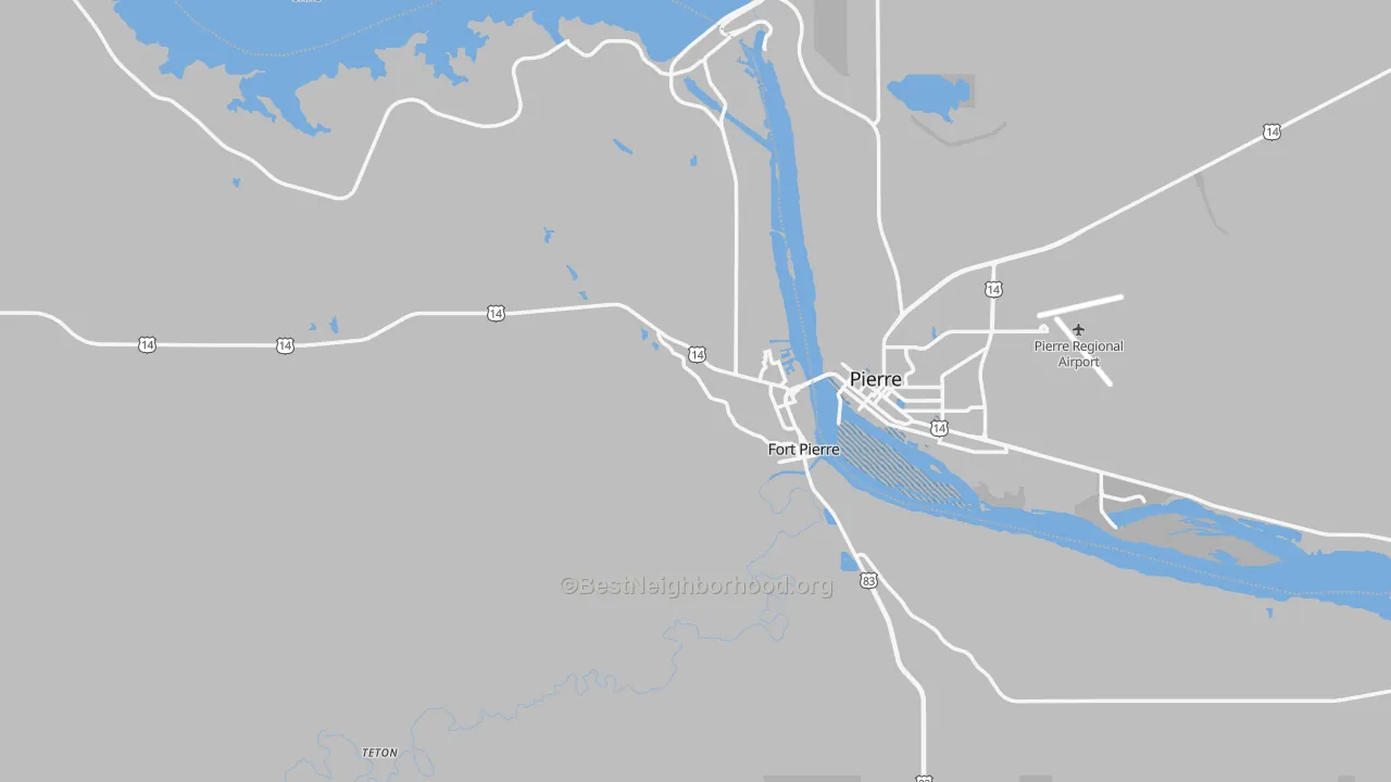 Transit Grade map of 57532, SD