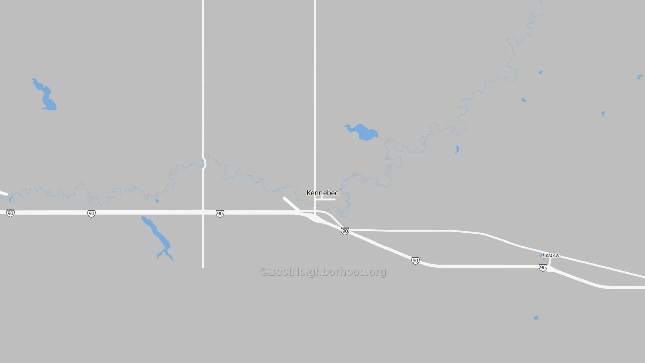 Transit Grade map of 57544, SD