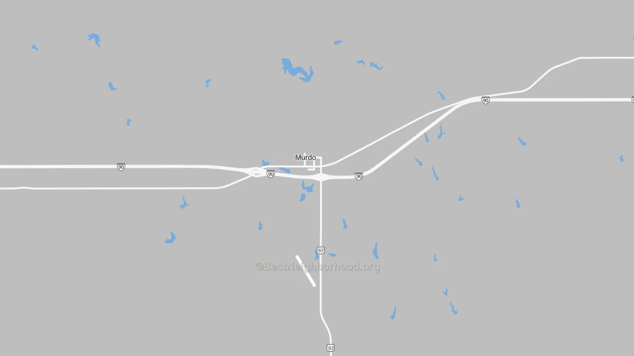 Transit Grade map of 57559, SD