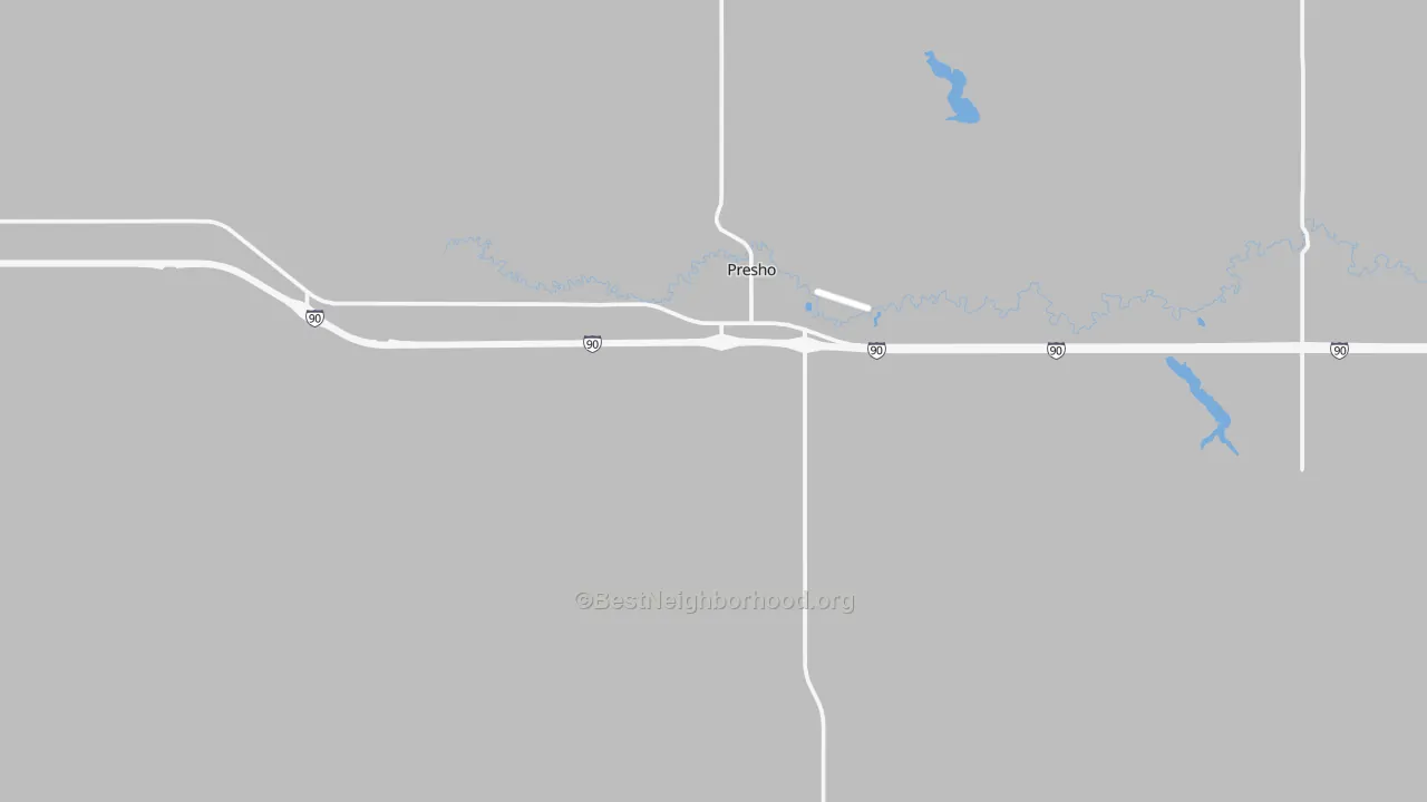 Transit Grade map of 57568, SD