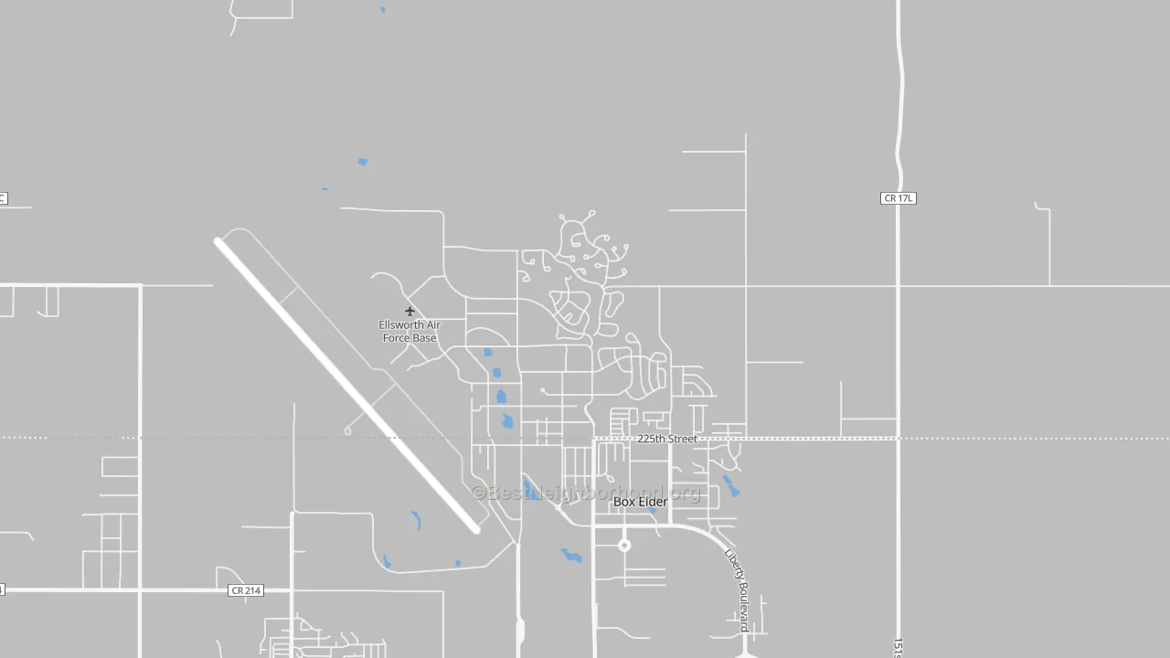 Transit Grade map of 57706, SD