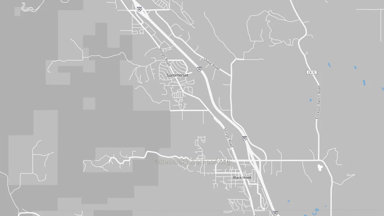 Transit Grade map of 57718, SD