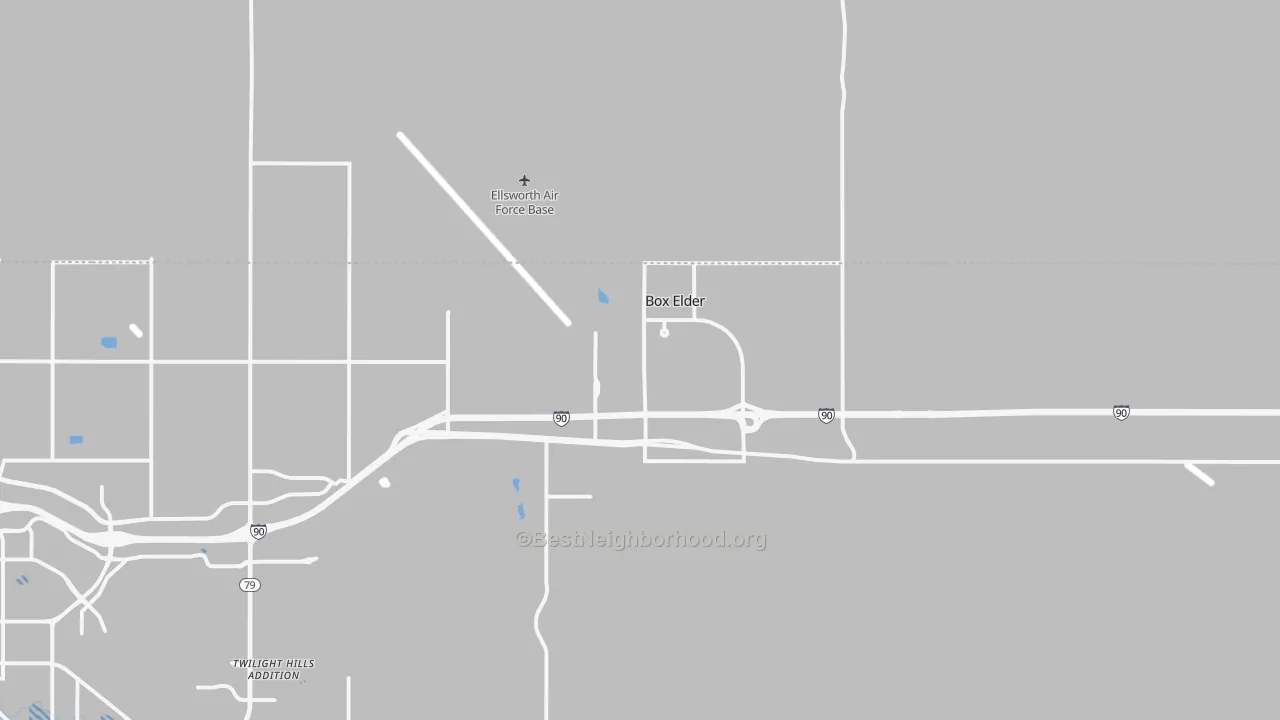 Transit Grade map of 57719, SD