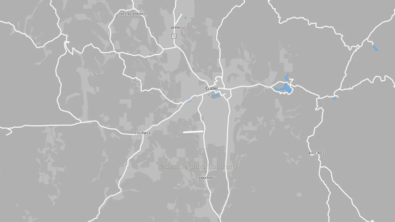 Transit Grade map of 57730, SD