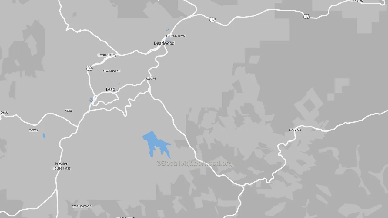 Transit Grade map of 57732, SD