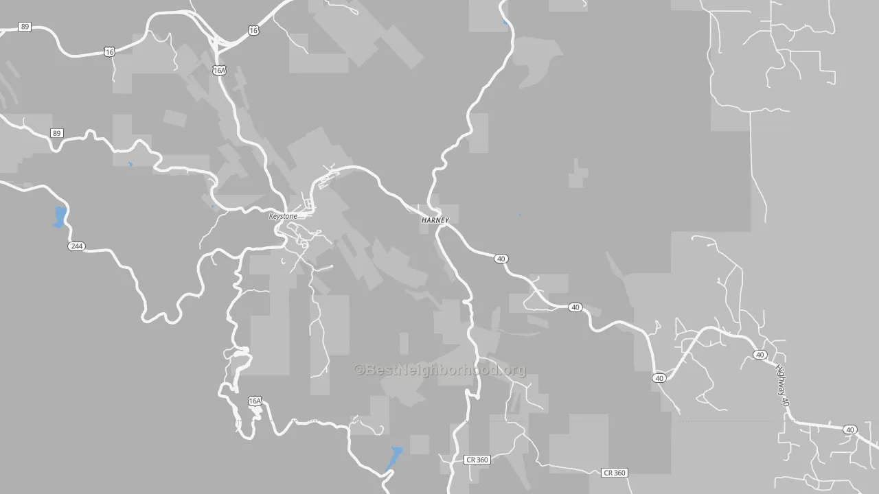 Transit Grade map of 57751, SD