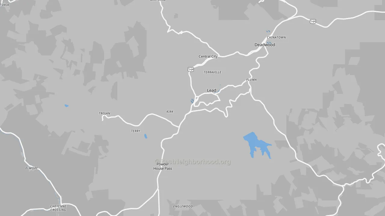 Transit Grade map of 57754, SD