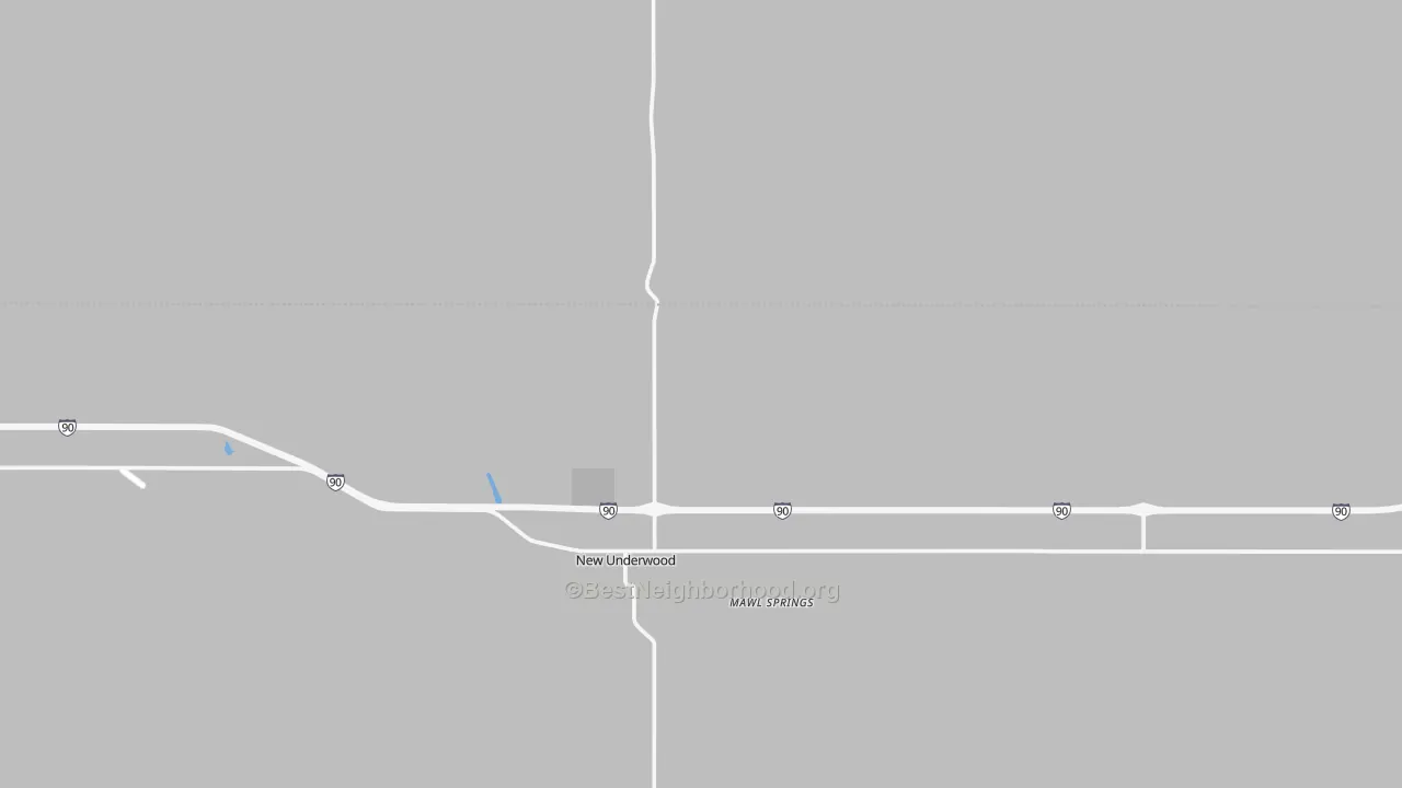Transit Grade map of 57761, SD