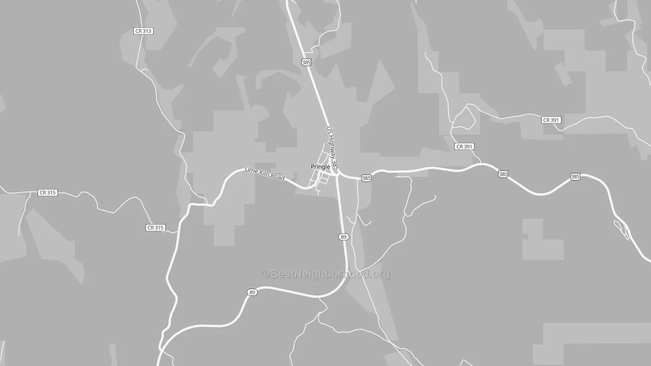Transit Grade map of 57773, SD