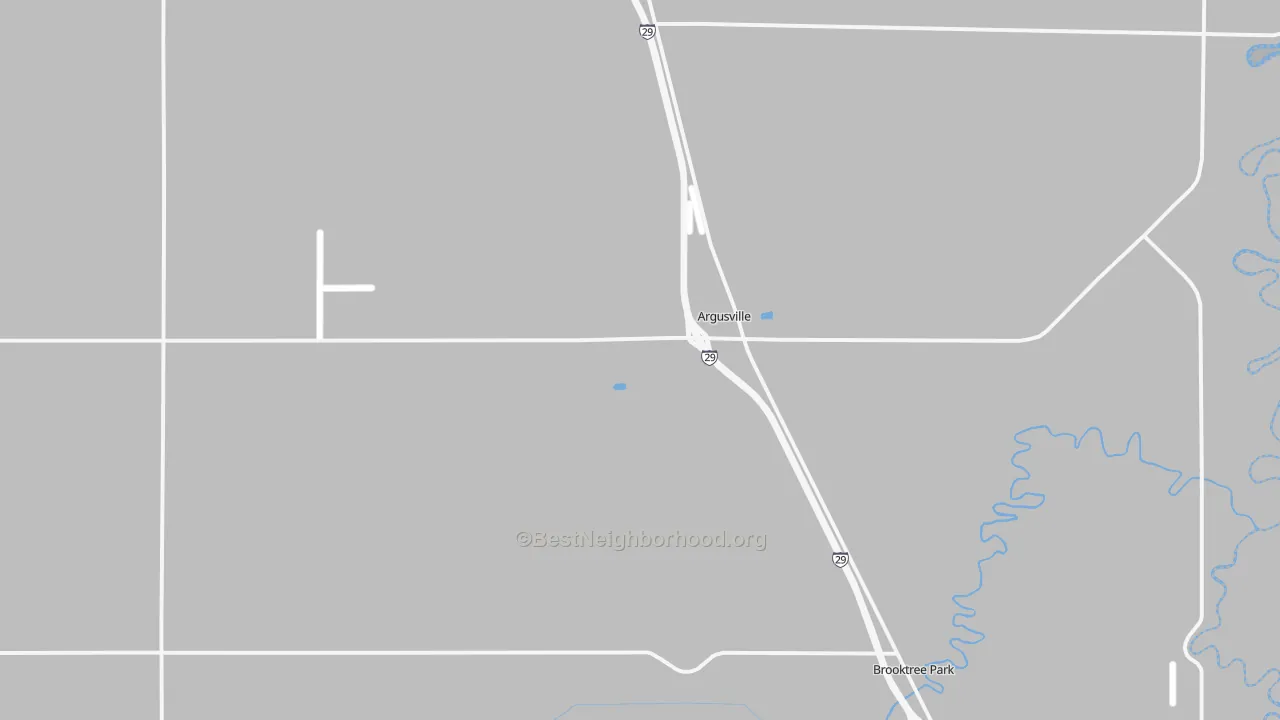 Transit Grade map of 58005, ND
