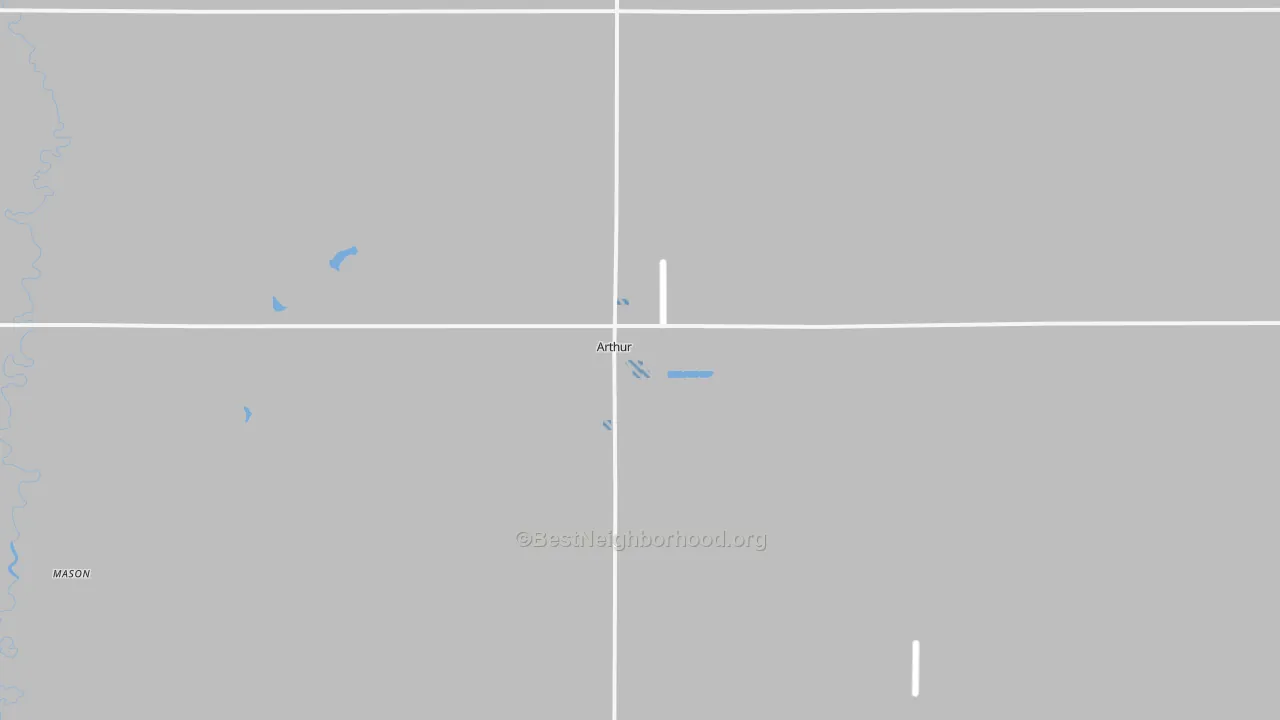 Transit Grade map of 58006, ND