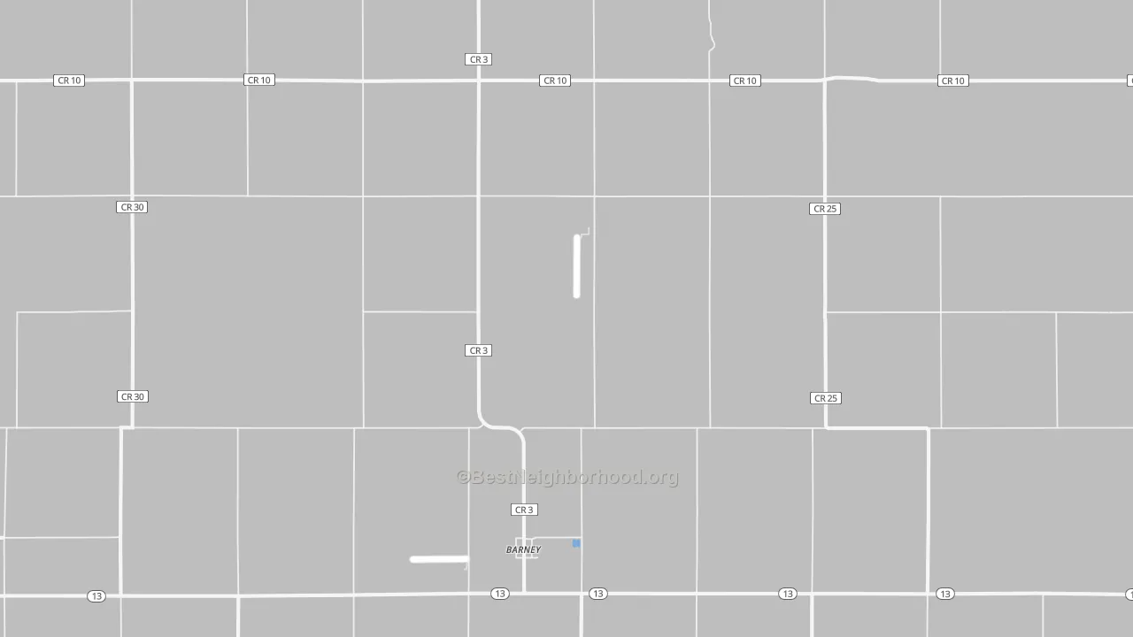 Transit Grade map of 58008, ND