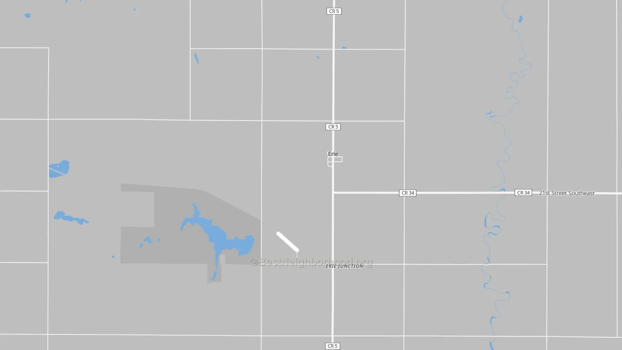 Transit Grade map of 58029, ND