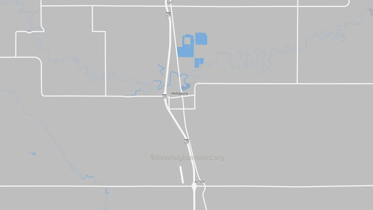 Transit Grade map of 58045, ND