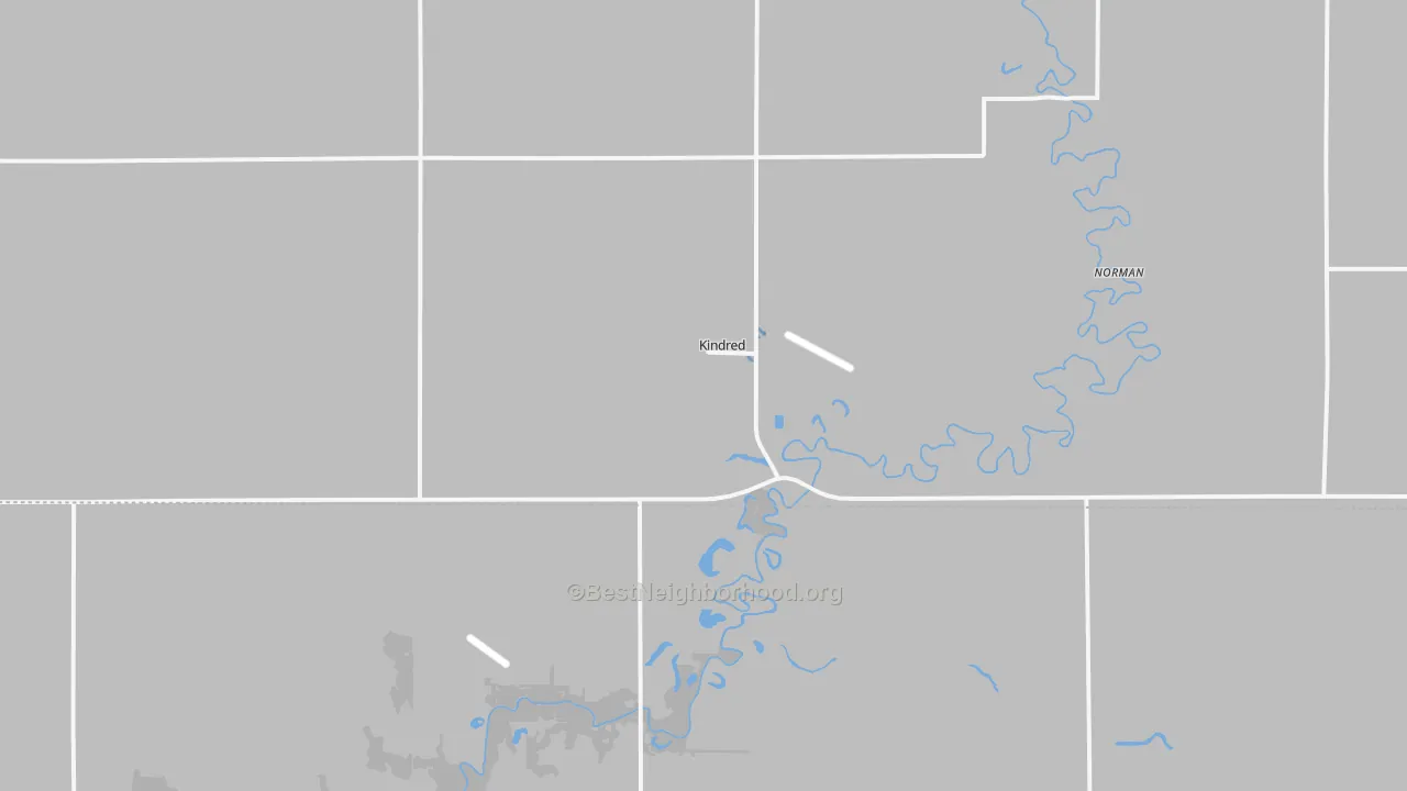 Transit Grade map of 58051, ND