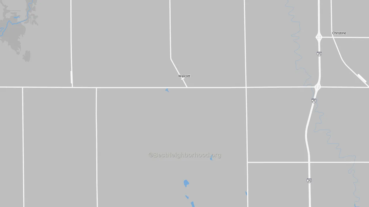 Transit Grade map of 58077, ND
