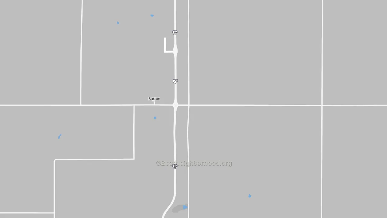 Transit Grade map of 58218, ND