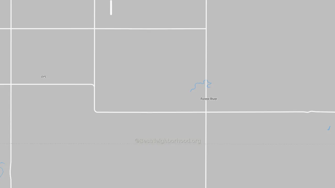 Transit Grade map of 58233, ND